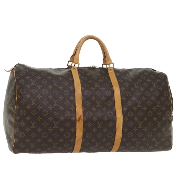 LOUIS VUITTON Handbags - LOUIS VUITTON Monogram Keepall 60 Boston Bag M41422 LV Auth 53094